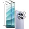 Wookfiss Vetro Temperato per Xiaomi Redmi Note 14 Pro 5G/POCO X7 5G, 2 Pezzi 3D Pellicola Protettiva+ 2 Pezzi Pellicola Fotocamera, Anti Graffi HD Trasparenza Protettiva Film