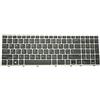 Gazechimp Parte di Ricambio Tastiera Completa per HP Elitebook 850 G5, Colore Nero