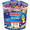 Haribo Starmix, 40 Haribo Mini Bustine da 25gr, Caramelle Gommose, Gusto Frutta, Ideali per Feste - 1000gr