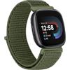 TumCez Cinturino in Nylon Compatibile con Fitbit Versa 4/Fitbit Versa 3/Fitbit Sense 2/Fitbit Sense Cinturino Sportivo di Ricambio Regolabile per Donna Uomo