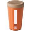 OMADA Design - Barattolo da 1,25 lt - Contenitore in plastica e legno con coperchio per freschezza alimenti - Made in Italy - Linea Ecoliving