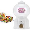 TOWEBOORY Distributore di Caramelle, Distributore di Caramelle a Gettoni Distributore di Gomme da Masticare Mini Macchina per Caramelle Macchina per Palline di Plastica per Dolci, Cioccolatini (Bianco)