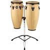 Meinl Percussion HC888NT - Set conga in legno, serie Headliner, diametro 25,4 cm (10) e 27,94 cm (11), colore naturale