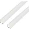 Alberts GAH-Alberts 498214 473662 - Profilo angolare in alluminio, 1000 x 40 x 40 mm, argento anodizzato, set da 2