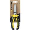 RHINO - Pinza a becco piatto 160 mm universale - Realizzata in acciaio di alta qualità - Lunghezza 160 mm - Manico bimateriale - Lunga durata - Garanzia a vita - Varie misure disponibili