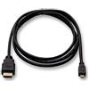 SvediTec Cavo HDMI adatto per fotocamera digitale Sony ZV-E10, Micro D, contatti dorati, lunghezza 2 m