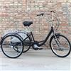 Brride 24 pollici triciclo per adulti, 6 marce, con luce e cestello, fino a 25 kg, triciclo, 3 ruote, per adulti, per cyclette, sport all'aria aperta