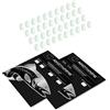 AMZfishing Nuovo AMZfishing® 40x Perline rotanti trasparenti o fluorescenti | Perline a 2 vie | Pre-filo per jigging | Pesca con il palamito Accessori da pesca Perline (c: fluorescente, 40 pezzi, misura S)
