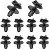 Yuiturt 10 clip per copribatteria LR024316 per Land Rover Range Rover Discovery Evoque, fermi in nylon nero per fori da 9 mm, clip di rivestimento per pannello a cappuccio durevoli e clip di copertura per