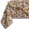 Confezioni Giuliana - Tovaglia gobelin jacquard copritavolo fiori classico dis. NADIA 140x140/180/220/240-180x180