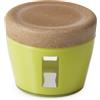 OMADA Design - Barattolo da 0,5 lt - Contenitore in plastica e legno con coperchio per freschezza alimenti - Made in Italy - Linea Ecoliving