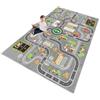 ZFHNYJWKL Tappeto Macchinine per Bambini, Gioco per la Camera, Con Strade, per Ragazze e Ragazzi, Antiscivolo e Lavabile (A,140X200CM)