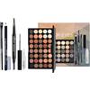 Granvoo Set Trucchi per Occhi, Kit Trucco Make-Up Completo con 40 Colori Palette di Ombretti Eyeliner Matita per Sopracciglia Mascara e Spazzolare, Makeup Principiante Regalo Set per Donne e Ragazze