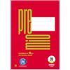 Staufen premio Quaderno scolastico - 5 quaderni, 50 fogli ciascuno, DIN A4, rigatura 26 (5 mm a quadretti con margine), 4 fori, carta riciclata 90 g/m²