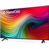 LG NanoCell 50'' Serie NANO82 50NANO82T6B, TV 4K, 3 HDMI, SMART TV 2024 GARANZIA ITALIA
