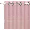 Soleil d'ocre Alix Tenda con occhielli, Rosa, 140 x 250 cm