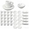 WJUAN Tazze in Miniatura 40 Pezzi, Tazza da tè Miniatura, Forma Simulata, Stile Carino, Resina/Plastica Oggetti in Miniatura, Adatto per Giochi di Ruolo, Accessori di Scena, Decorazioni da Tavola