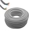 DIMELITALIA Lunghezza Metri 25, Sezione Conduttore 3x1mmq, CONFEZIONE 1 *** Cavo elettrico grigio fror gommato flessibile tutor tripolare antifiamma 3 fili