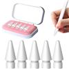 Wilbeva 5 Pezzi Punte per Apple Pencil 2 & 1 Generazione Pencil USB-C, Alta Sensibilità Punta Tips Ricambio Accessori (con Scatola Rosa)