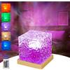 Aedcbaide Lampada Aurora Boreale con Telecomando, Proiettore Stelle Soffitto 16 Colori Luminosità Regolabili, cubirelax aurora boreale, lampada aurora boreale cubo per bar/feste/regali, Luce Notturna Bambini