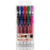edding 2185 Gel Roller a base d'acqua; Astuccio 5 pz.; Colori nero, rosso, blu, verde, rosa; Tratto 0,7 mm