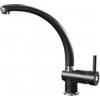 Plados EUROMIX-70 Miscelatore cucina monocomando con canna fusa Euromix Nero Matt 70 MICROULTRAGRANIT
