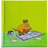 Hama Album fotografico Jumbo DieMaus 30 x 30 cm (libro fotografico con 80 pagine bianche, album per 320 foto da personalizzare e incollare, Sendung mit der Maus, foto per bambini, album per neonati)
