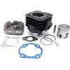 ONE BY CAMAMOTO | Kit Gruppo Termico Cilindro 70cc per Minarelli Motore Orizzontale, Yamaha Neo's, Jog, MBK Ovetto, Flipper, Evolis, Fizz, Malaguti F12, F15, Aprilia Rally, Diametro 47mm, 2 Fasce