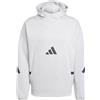 ADIDAS felpa c/cap ADIDAS Felpa m z.n.e. bianco