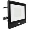 VTAC V-Tac Pro VT-158S-1 Faro LED Chip Samsung 50W Nero con Sensore di Movimento - SKU 20289 | 20290 | 20291