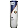 WILSON accessori wilson Palline tennis roland garros all court tubo 4 palline giallo