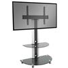 RICOO Supporto TV da Pavimento FS0502 Televisore 30-65 (76-165 cm) Staffa Girevole Piedistallo Televisione LED/LCD/Curvo VESA 300 x 200-600 x 400