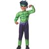 RUBIE'S Costume Hulk Deluxe per Bambini - Taglia Toddler - 1/2 Anni