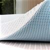 subrtex viscoelastico Topper 90 x 190 cm, Topper Singolo in Memory Foam Coprimaterasso con Fodera Morbida Estraibile e Lavabile (90 x 190 x 7,5 cm)