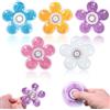 SCIONE Confezione da 5 fidget spinners, giocattoli fidget per San Valentino con glitter colorati per adulti e bambini, giocattoli sensoriali per 8-12, giocattoli sensoriali per scuola in classe,