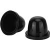 Madezz tappo nero 85mm led tappo nero 85mm led Coperchio antipolvere per faro a LED per auto da 2 pezzi 85 mm, cappuccio di tenuta in gomma nera impermeabile