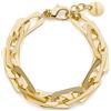 Unoaerre Bracciale Unoaerre dorato catena concatenata 2345