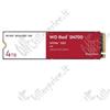 Western Digital SSD WD RED SN700 4TB NAS NVME M.2 PCIe Express Gen3.0 x4 WDS400T1R0C