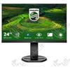 PHILIPS 241B8QJEB/00, LED-Monitor 61 cm(24 pollici), black , FullHD, IPS, HDMI, DisplayPort