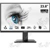 MSI MONITOR MSI LED 23.8" Wide PRO MP2412 VA 1920X1080 1ms 250cd/mq 1000:1 2x2W MM HDMI