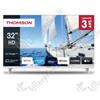 THOMSON TV THOMSON LED 32" 32HG2S14W SMART GOOGLE TV DVB-T2/S2 HD CI+ 3XHDMI 2XUSB BIANCO -TELECOMANDO RETRO ILLUMINATO VESA