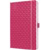 SIGEL J6105 Agenda settimanale, formato A5, copertina rigida, rosa, certificato FSC, bella