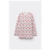 Tezenis Camicia Da Notte In Cotone Stampa Ciliegie Bambina Rosa