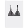 Tezenis Reggiseno Triangolo Pizzo E Strass Lisbon Shiny Delight Donna Nero