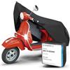 WALSER telo coprimoto S in robusto PVC, Premio Molto Buono* telo impermeabile, copertura compatibile con vespa/scooter/motorino, copertura moto per esterno