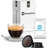 NERORISTRETTO 100 Cialde Capsule Caffè Compatibili Lavazza A Modo Mio Miscela Decaffeinato