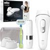 Braun Silk·expert Pro 3 Epilatore Luce Pulsata, Depilatore Corpo Donna, Alternativa All'Epilazione Laser Peli Donna, Epilazione a Casa, Con Custodia, Rasoio Venus, 2 Testine, Idea Regalo, PL3136