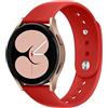 LEIXIUER 22mm Cinturino Compatibile con Samsung Galaxy Watch 3 45 mm/Galaxy Watch 46mm Braccialetto Gear S3 Frontier/Classic Silicone Polso Band per Huawei Watch GT/GT 2 46mm per Amazfit GTR/GTR2 47 mm,Rosso