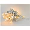 LEDZEIT - Profi Serie - Catena luminosa di prolunga a LED, senza cavo di alimentazione, 10m, 90 led a luce fissa bianco caldo + 10 led flash bianco freddo, impermeabile IP67, esterno e interno