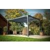 Foresta PERGOLA BIOCLIMATICA IN ALLUMINIO 240x300 h 231CM - RIPARO TETTOIA PERGOLATO PER 24R30M BI + TENDA E PANNELLO LATERALE